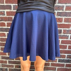 Polo by Ralph Lauren Blue Mini Skater Skirt Night Out